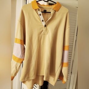 BDG polo fleece top